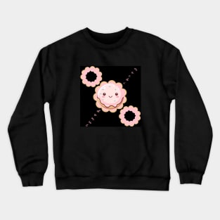 Kawaii Mochi Donut Foodie Love Crewneck Sweatshirt